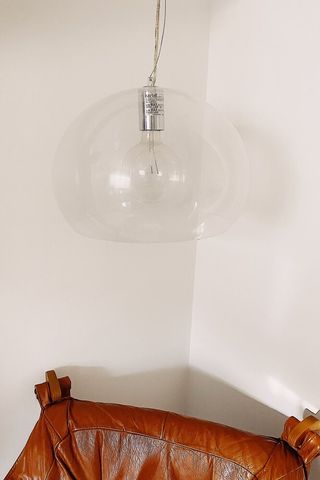 transparent hanging lamp