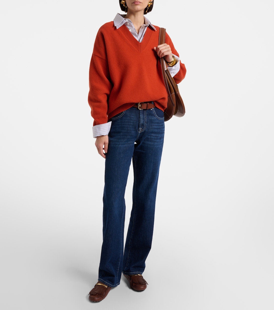 Tess High-Rise Straight Jeans