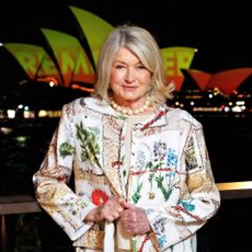 Martha Stewart posing for the camera.