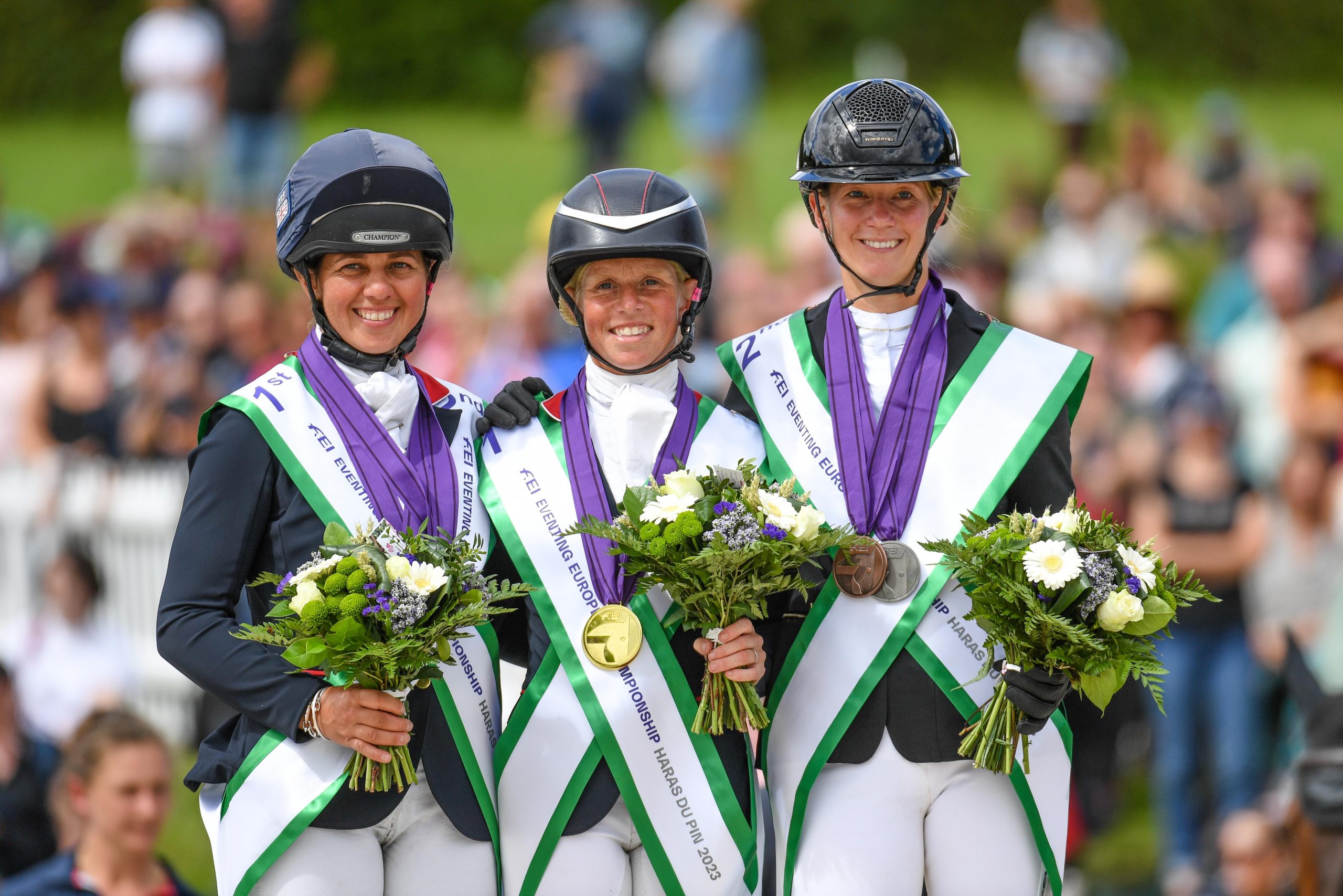 European Eventing Championships showjumping: the individual podium