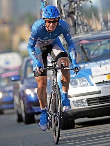 Paolo Savoldelli (Discovery Channel) on his way to a win