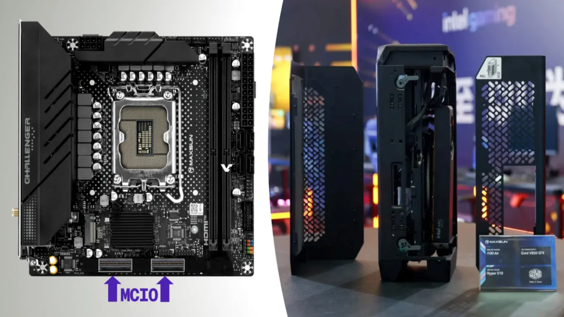 Chinese motherboard maker borrows cable tech from enterprise servers to eliminate graphic card slot pave way for more external GPUs — Maxsun uses MCIO to fast-track compact workstations