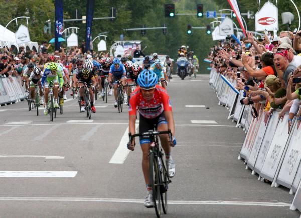 Tom Danielson (Garmin-Sharp) takes the Stage 3 win in Aspen
