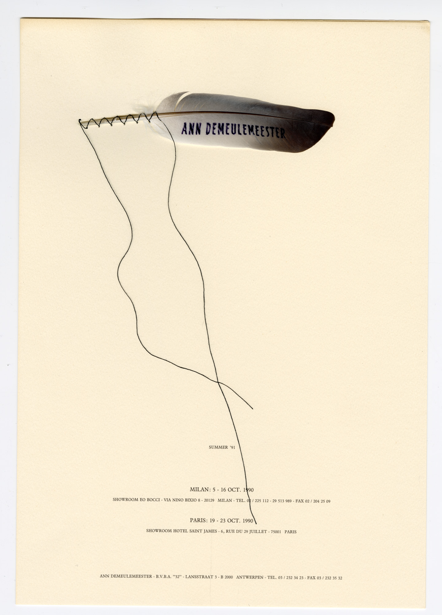 Antwerp Six momu exhibition show invitations