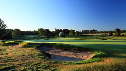 the first green at Walton Heath New Course