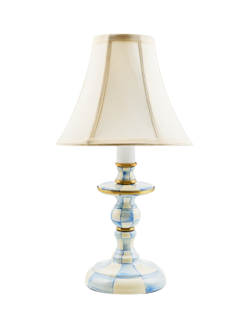Sky Check Candlestick Lamp