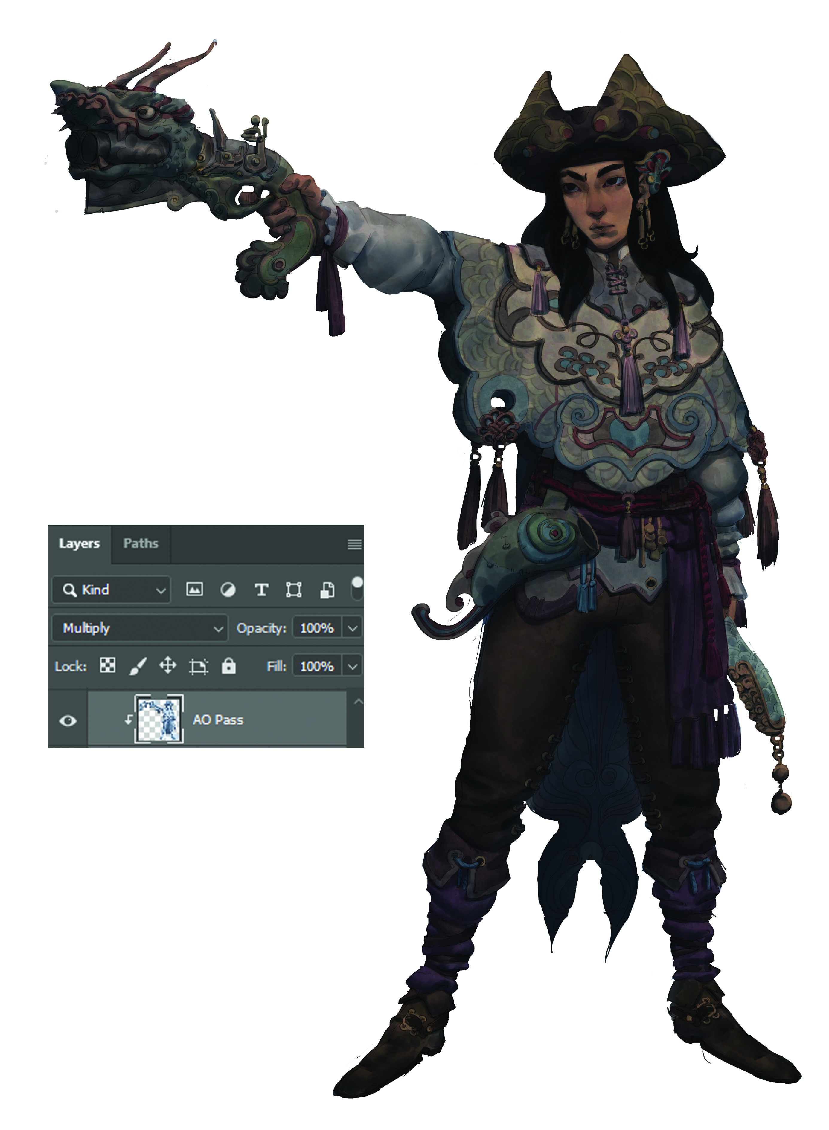 Character design in process