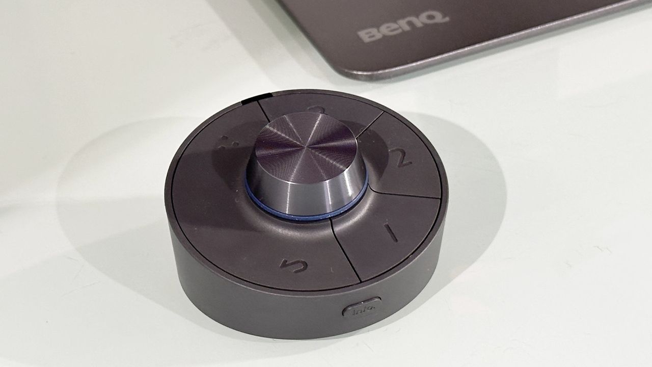 The BenQ Creative Pro PD2732U in a home office during our testing