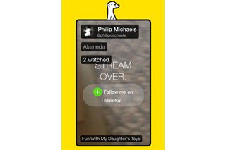 For now, when you miss a live stream with Meerkat, you've missed your only chance to watch it.