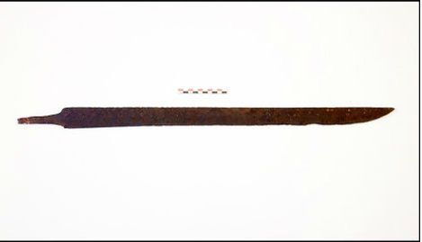 Recovered Viking sword 