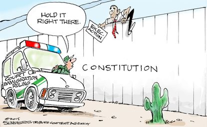 Obama cartoon SCOTUS immigration