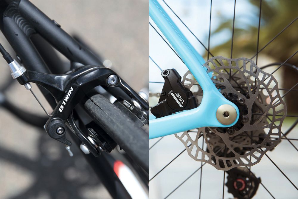 rim brakes vs disc brakes