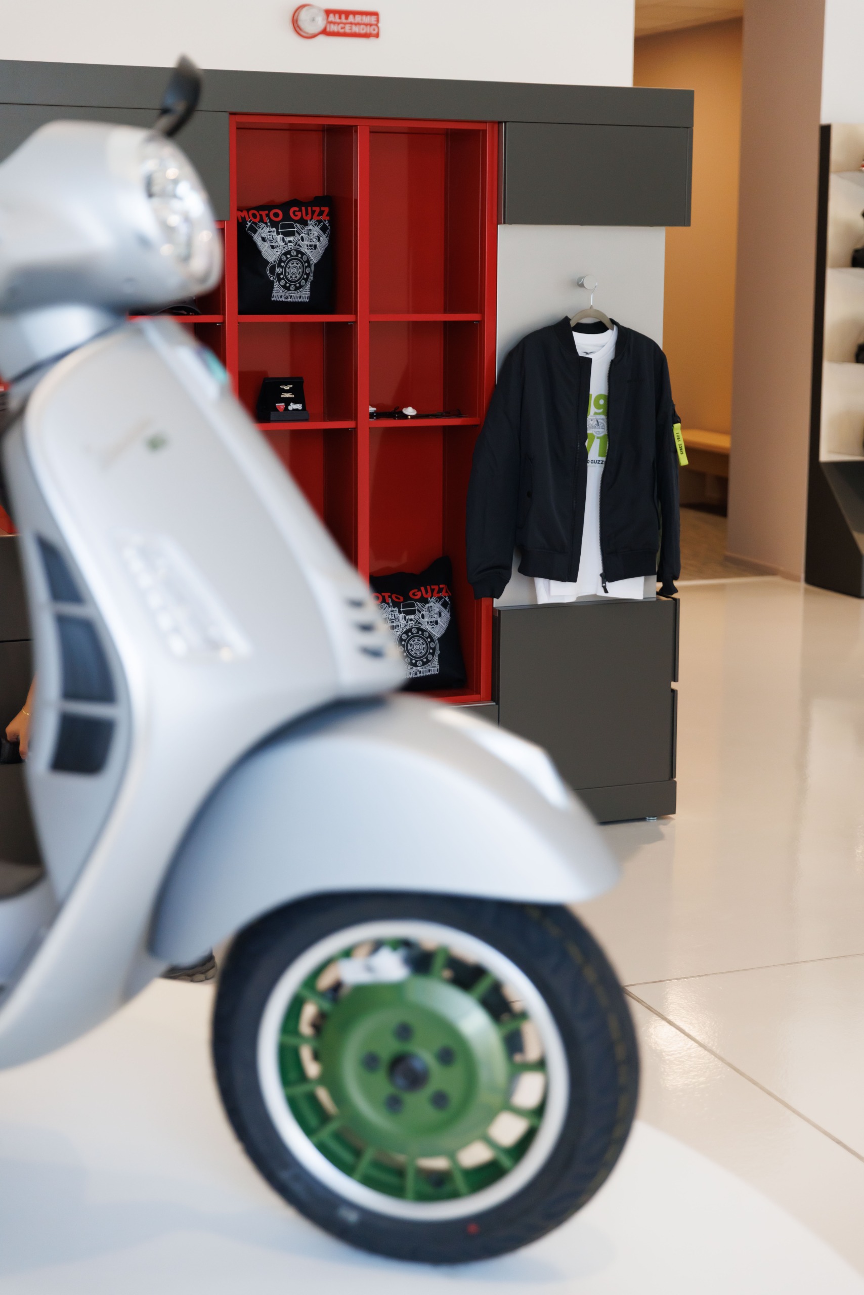 Inside Moto Guzzi museum and HQ