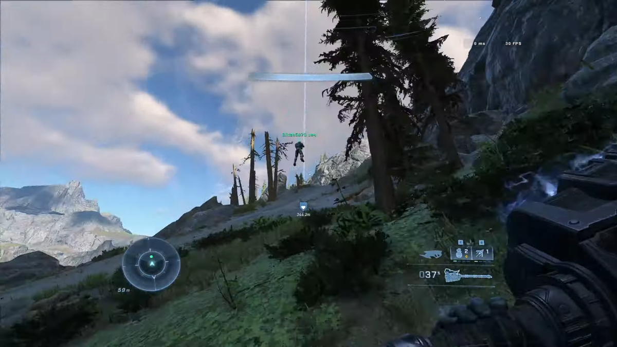 Halo Infinite co-op gameplay screenshot