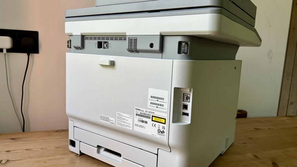 The Brother MFC-L8970CDW in a home office during our tests
