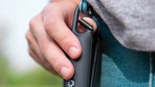 The Joby Handypod Clip Extend being used by a creator