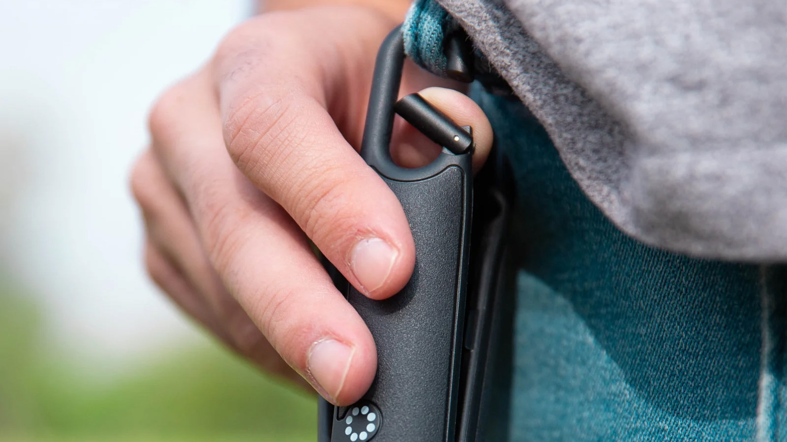 The Joby Handypod Clip Extend being used by a creator