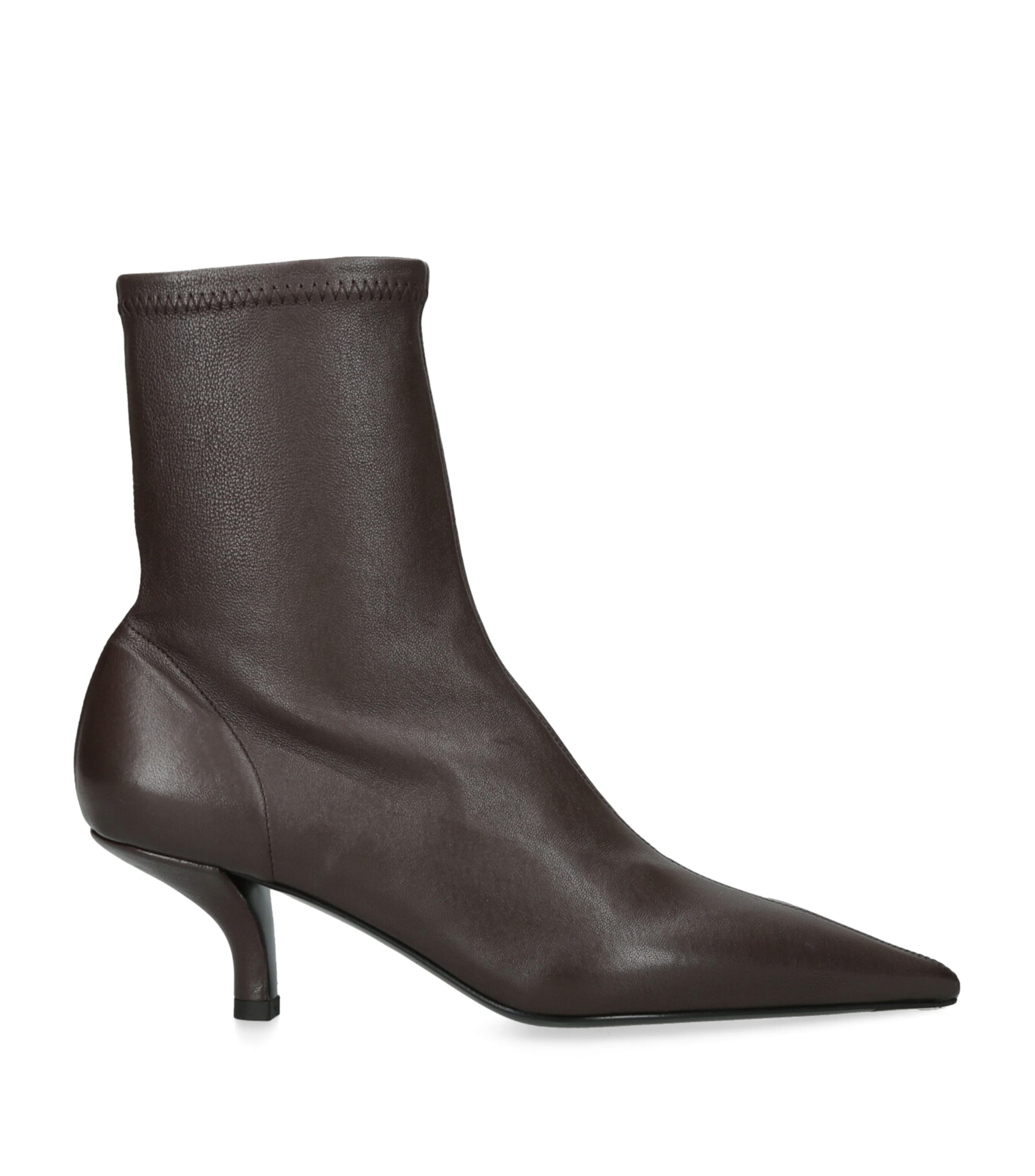 Tot&amp;ecirc;me Nappa Leather Heeled Boots 55