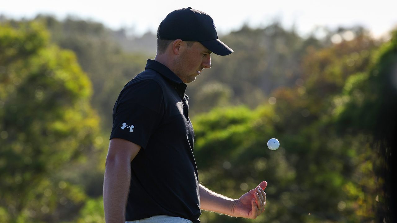 Jordan Spieth at the Sentry Tournament of Champions in Hawaii