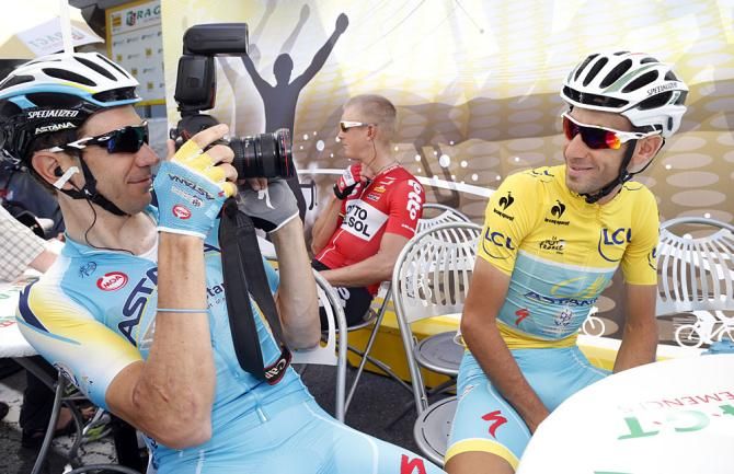 Alessandro Vanotti and Vincenzo Nibali