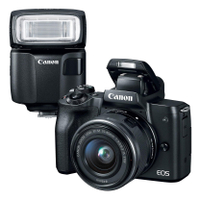 Canon EOS M50 + lens + flash |