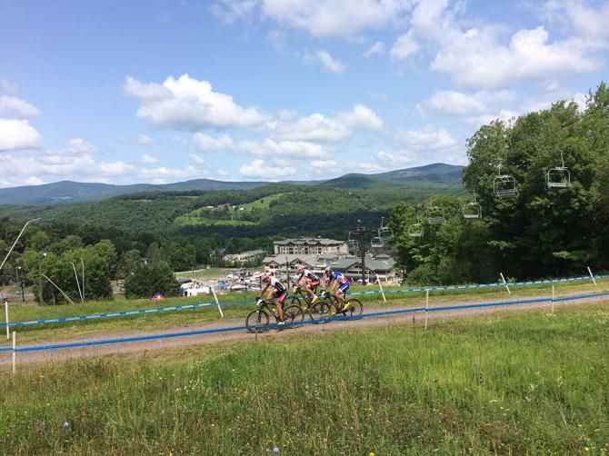 The BH-Suntour-KMC riders train two days ahead of the cross country race