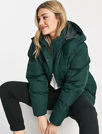 Brave Soul Bunny Hooded Puffer Jacket: $81