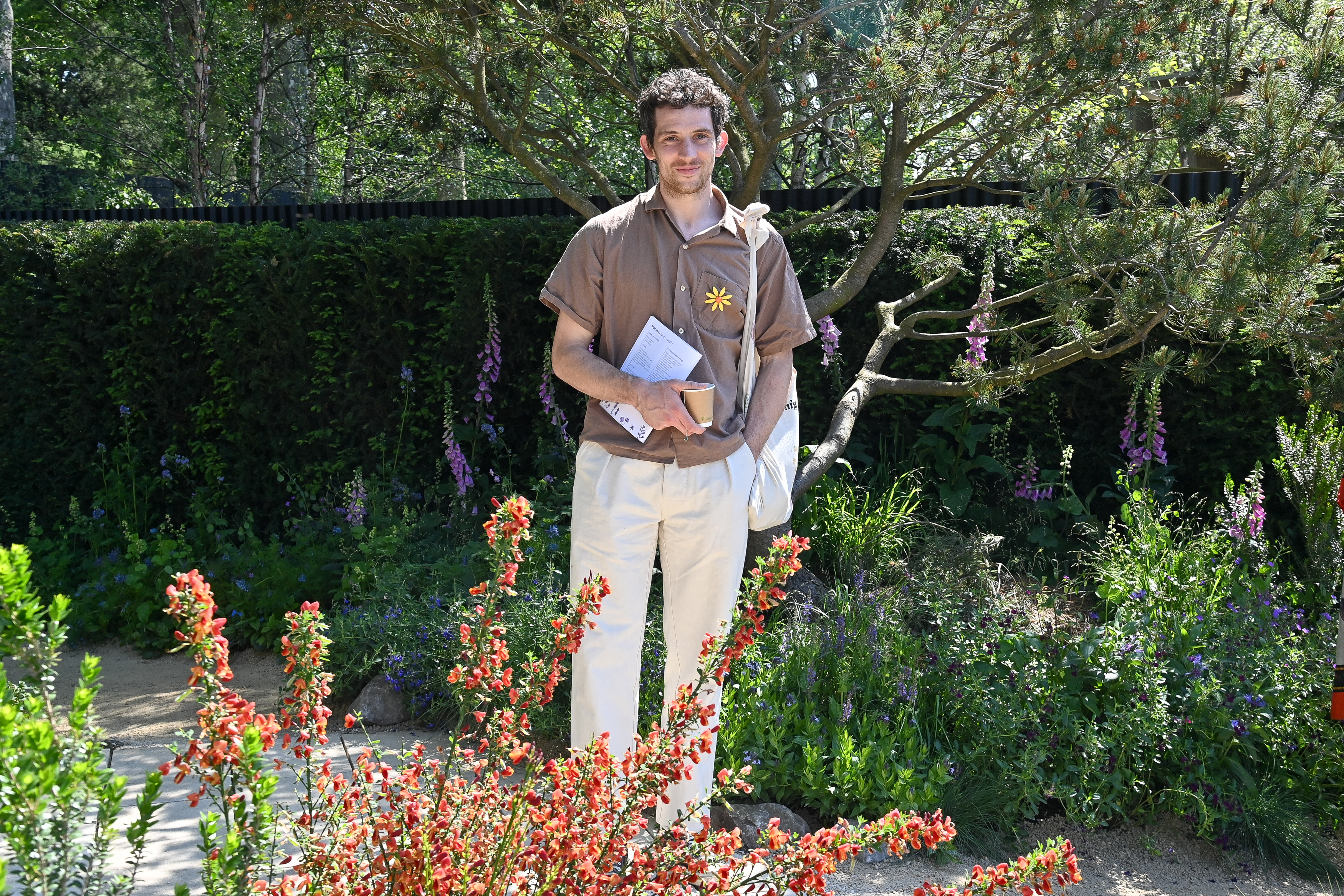 Josh O'Connor at Chelsea Flower Show