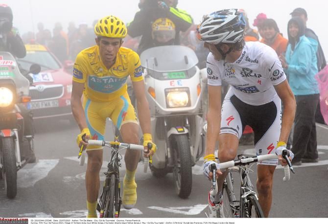 Alberto Contador and Andy Schleck traded blows on the Col du Tourmalet in the 2010 Tour de France