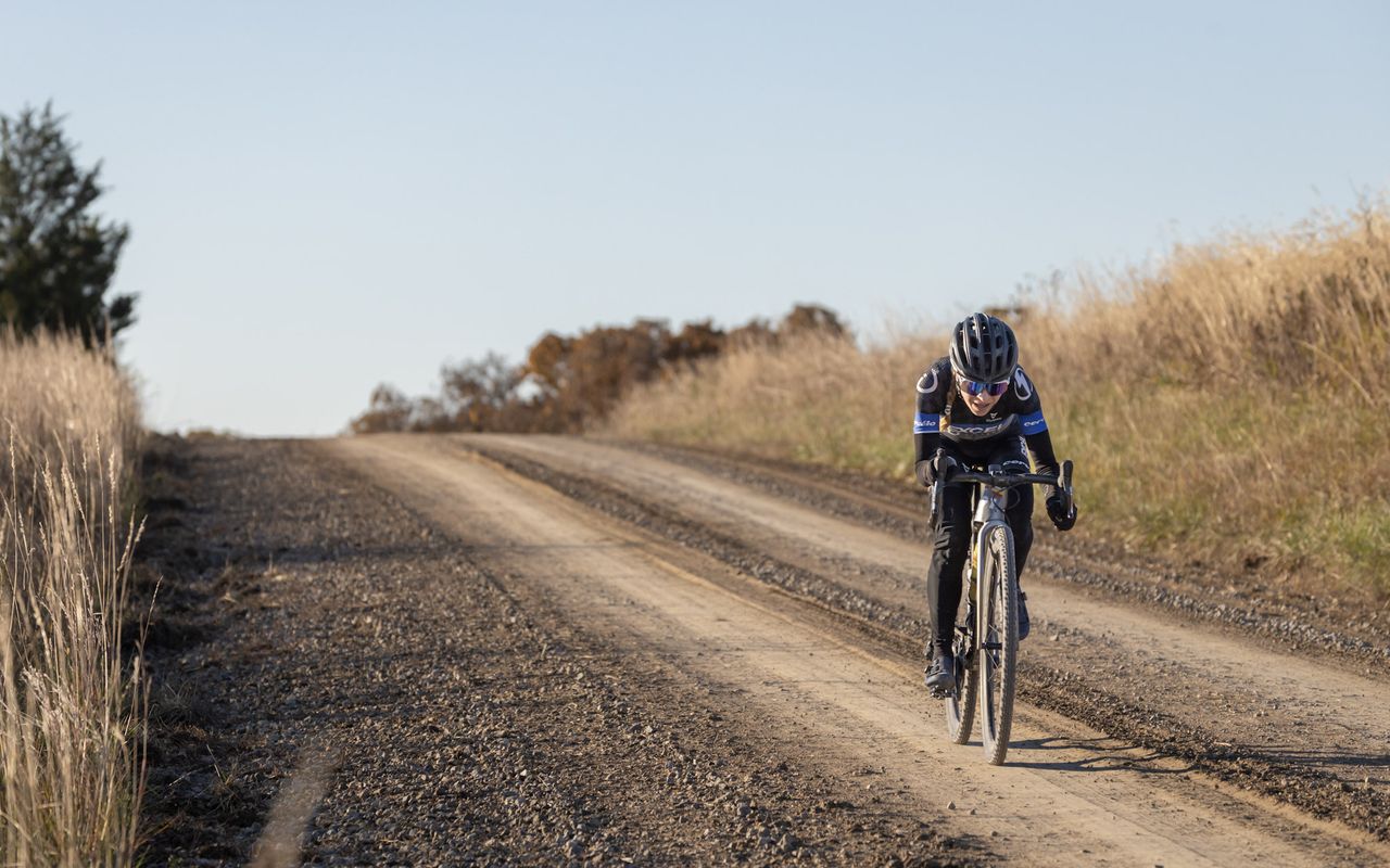 The 2021 Belgian Waffle Ride in Kansas, won by Tiffany Cromwell (Canyon-SRAM)