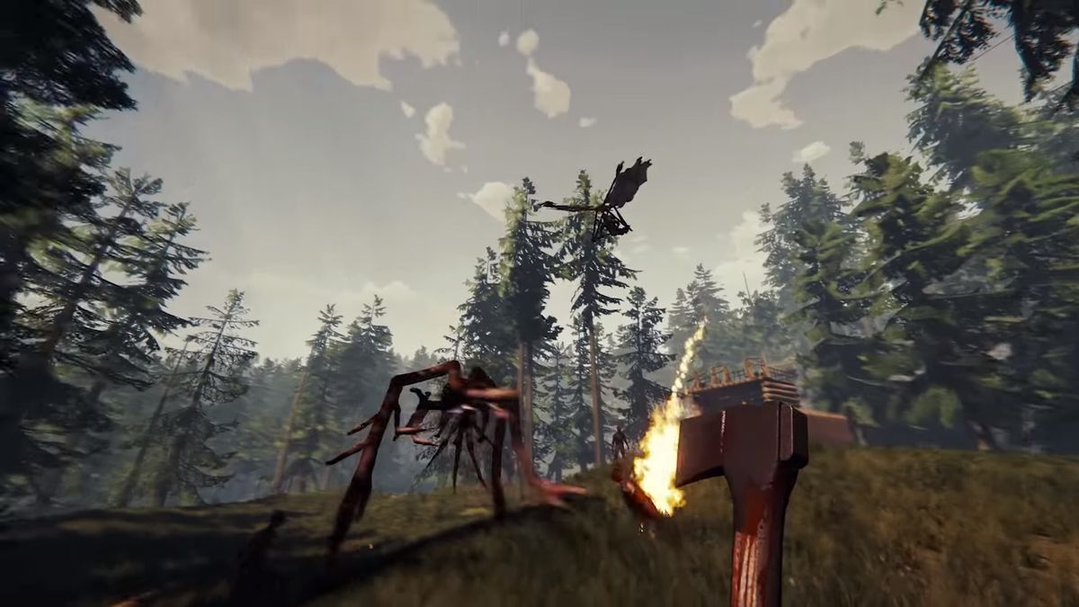 The Forest's free update adds hang gliders, crossbows and ...