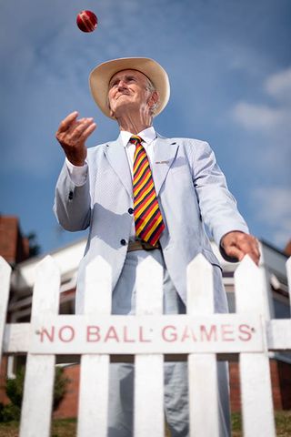 England Cricketer Ted Dexter at his local Cricket Club, Wolverhampton (Picture: Joe Bailey, Fivesixphotography)