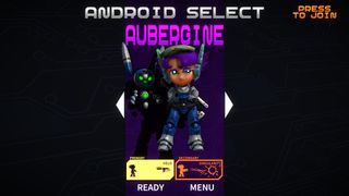 Aubergine's drone weapon sets her apart from most twin-stick shooter characters.