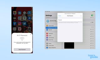 How to share a Wi-Fi password - iphone and ipad