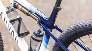 Canyon Lux World Cup 2022 rear linkage
