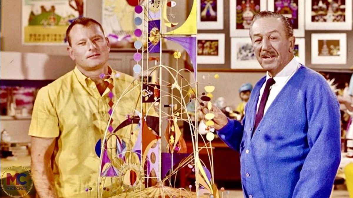 Walt Disney and Rolly Crump in Walt Disney&#039;s Wonderful World of Color