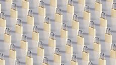 Padlock pattern background 