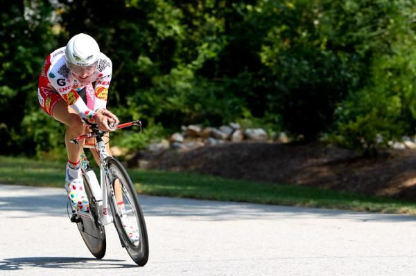 Carter Jones (Jelly Belly) with one lap to go.
