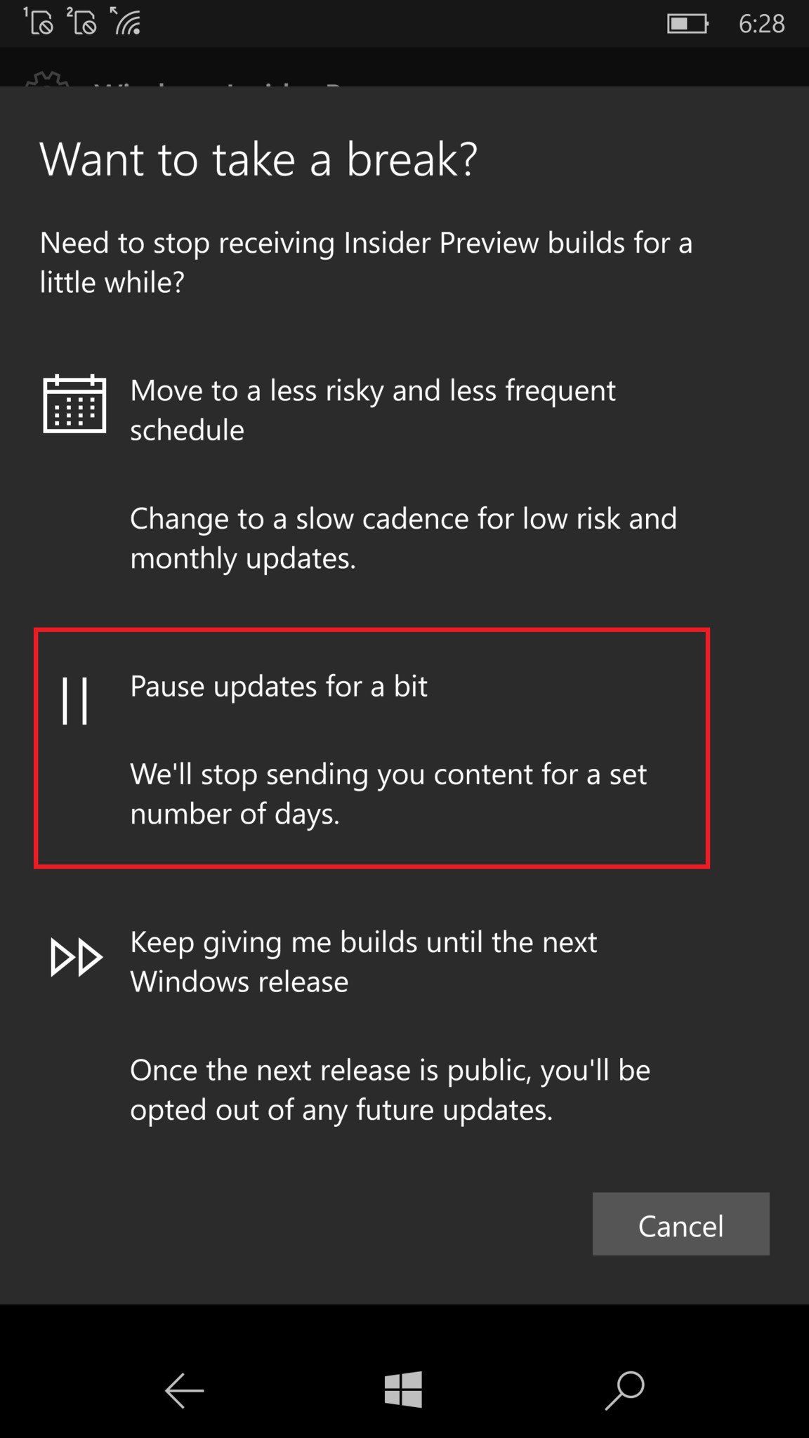 How To Pause Windows Insider Updates For PC And Mobile | Windows Central