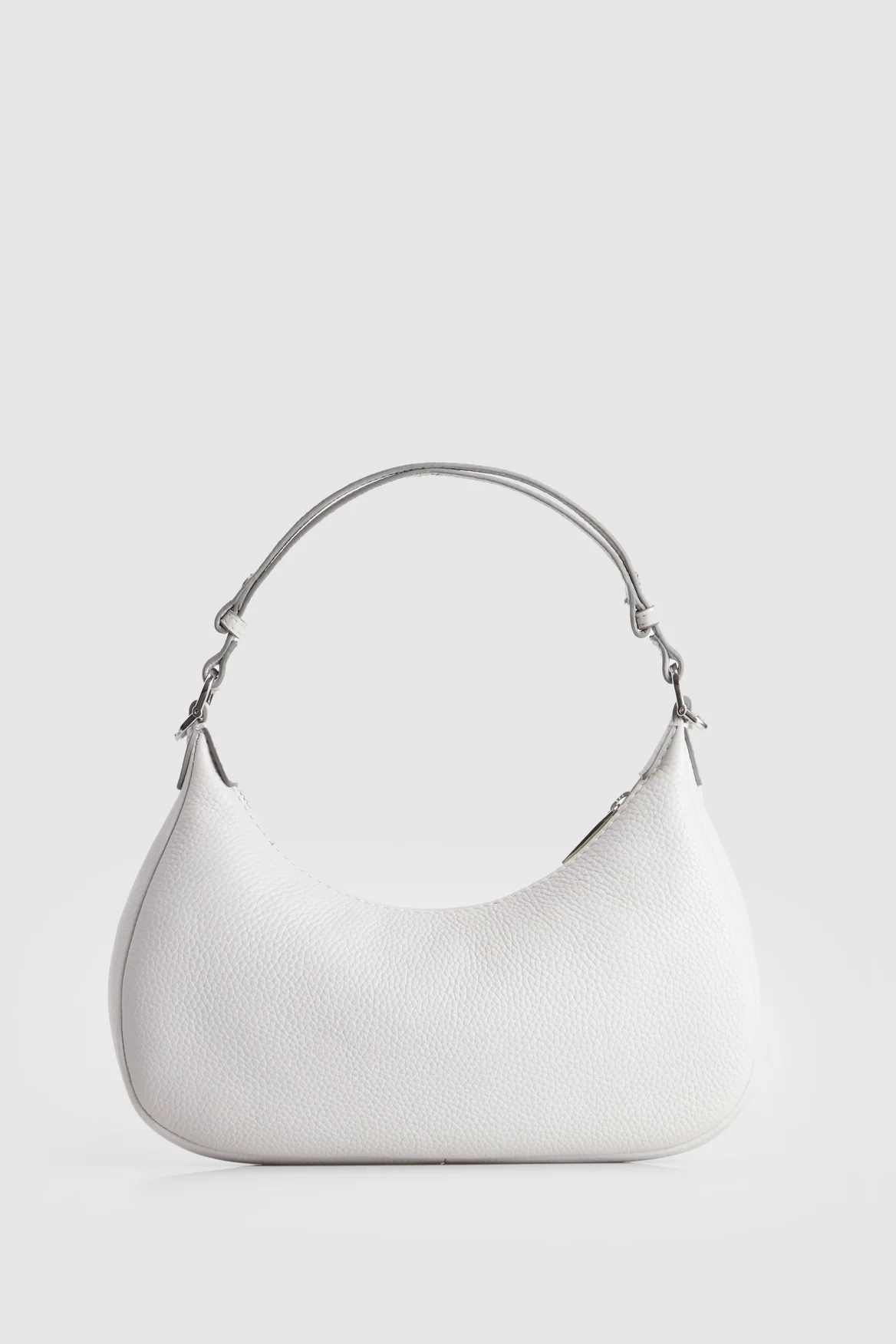 Grace Leather Shoulder Bag - Black