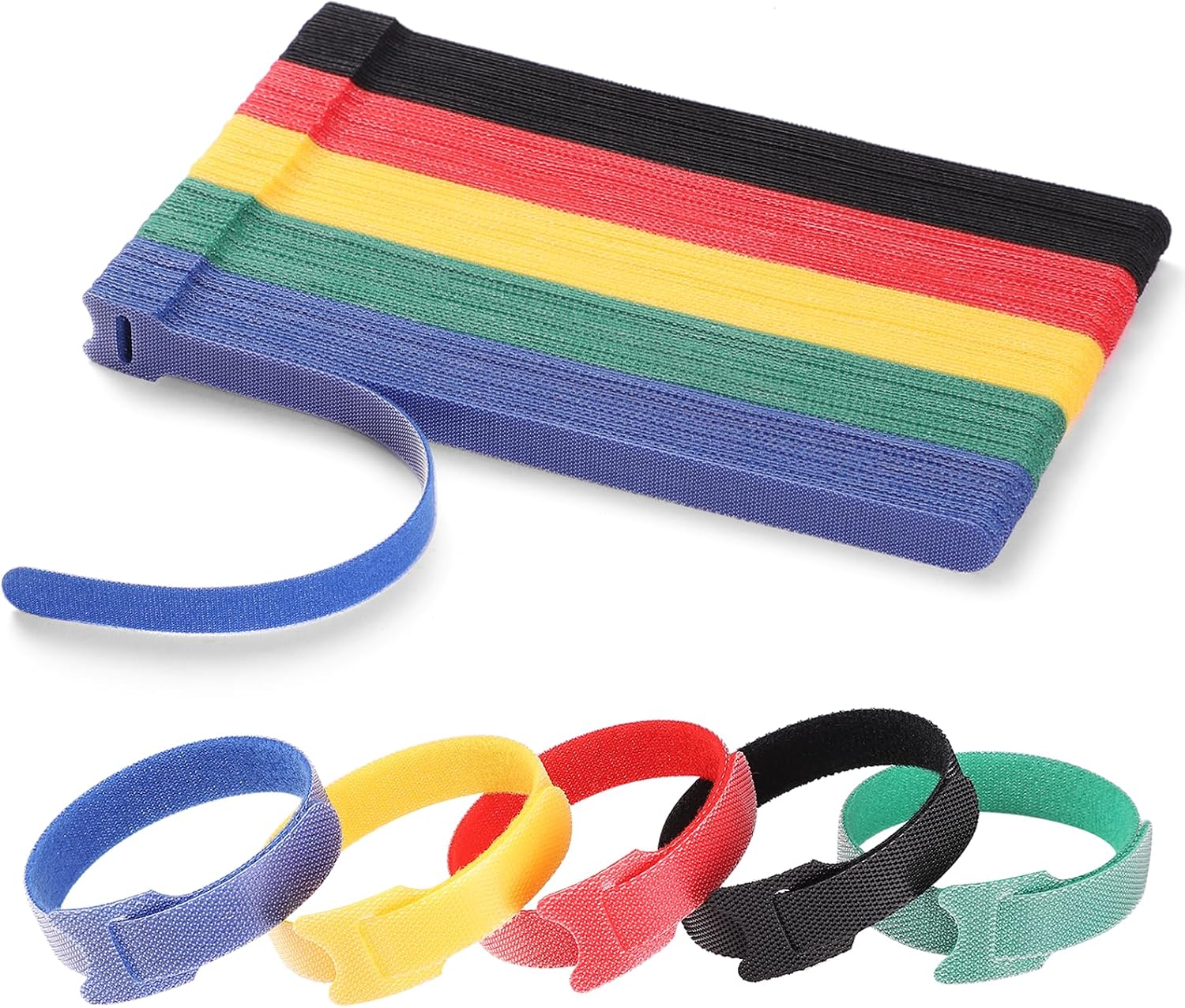 Reusable cable ties 100 pcs