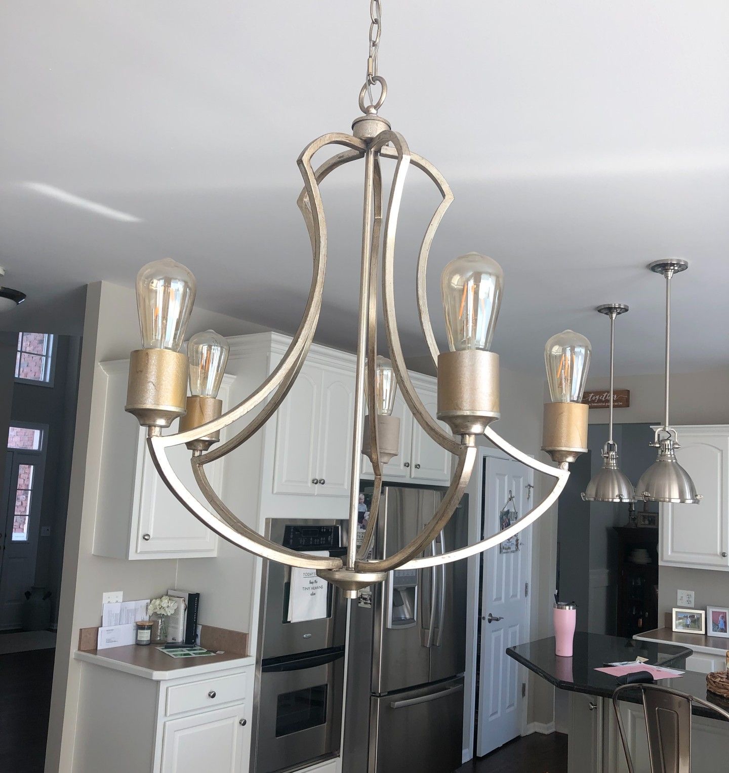 How to paint a chandelier with chalk paint Real Homes