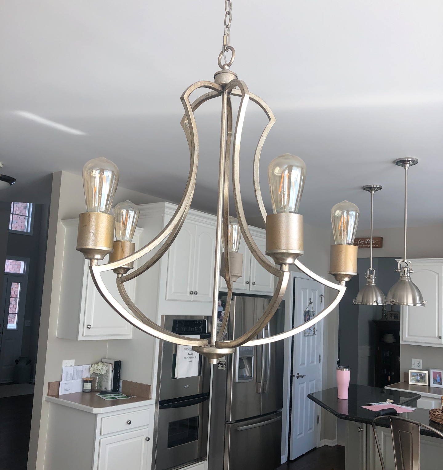 How to paint a chandelier with chalk paint | Real Homes