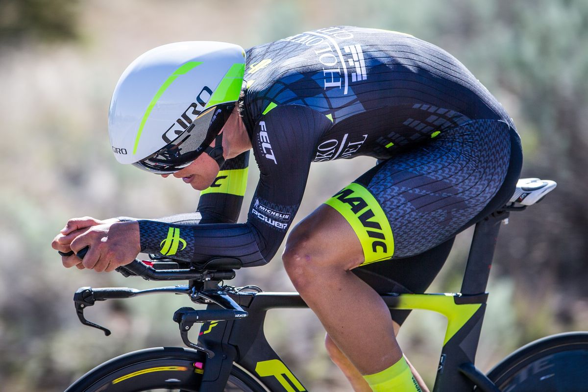 Rob Carpenter (Holowesko) on the way back to the finish.