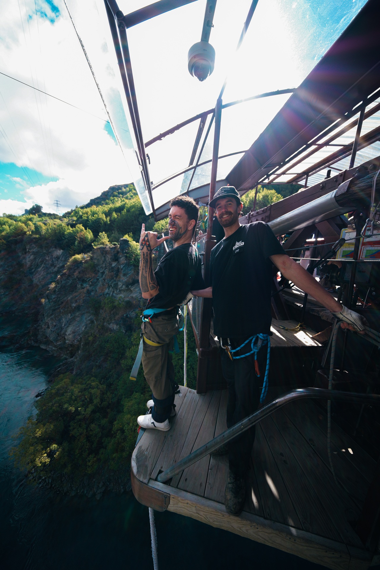 Alien Weaponry go bungee jumping in New Zealand 2025