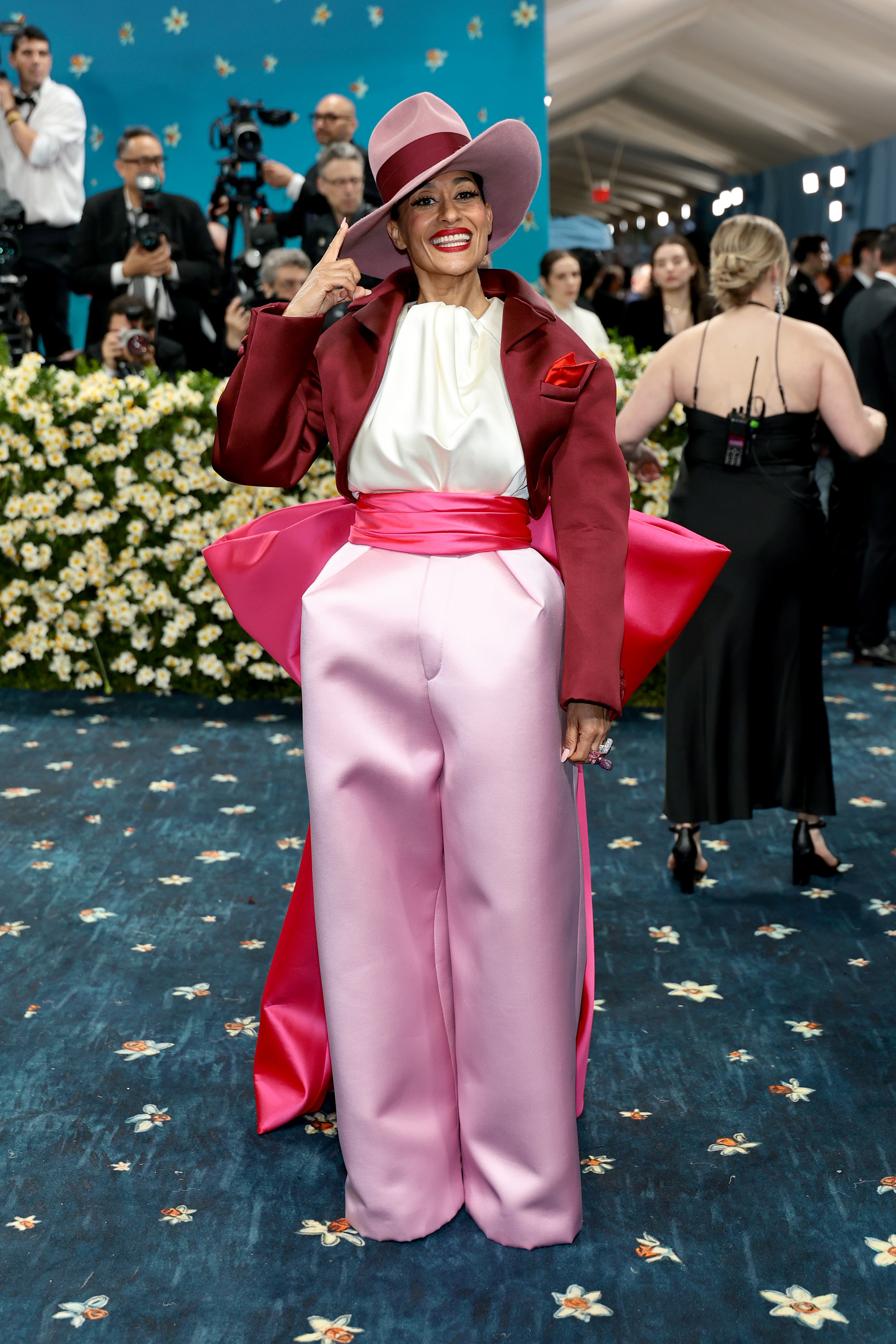 Tracee Ellis Ross attends the 2025 Met Gala Celebrating "Superfine: Tailoring Black Style" at Metropolitan Museum of Art on May 05, 2025 in New York City. (Photo by Dimitrios Kambouris/Getty Images for The Met Museum/Vogue)