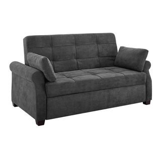 Gray two seat couch