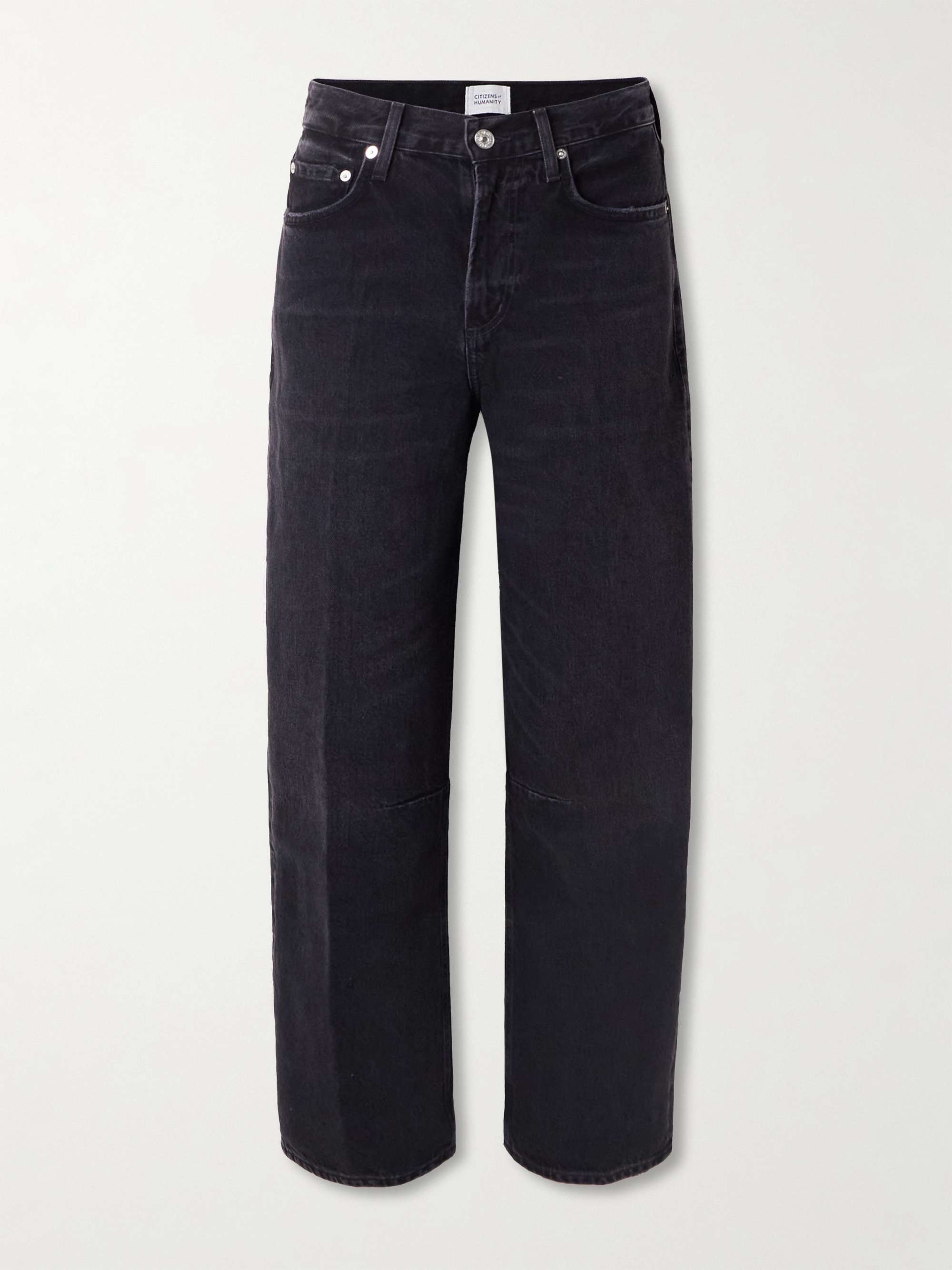 Miro Mid-Rise Barrel-Leg Jeans