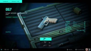 Battlefield 2042 guns weapons g57 pistol stats