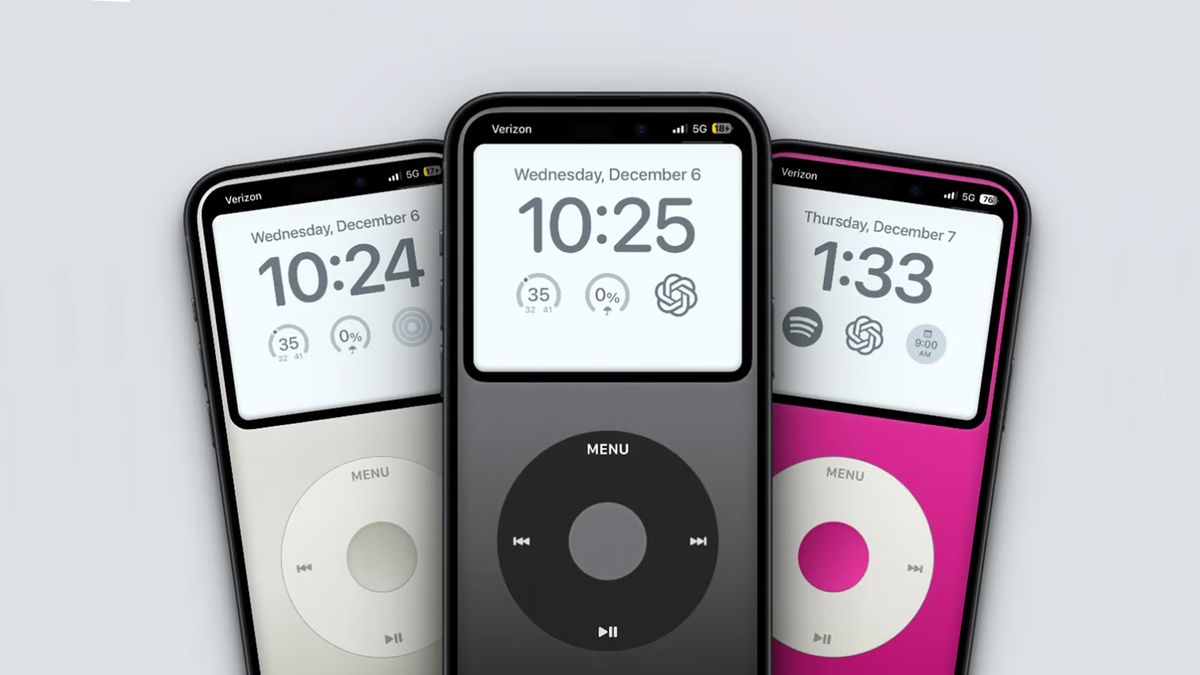 Turn your iPhone into an iPod Classic with these brilliant lock screen wallpapers